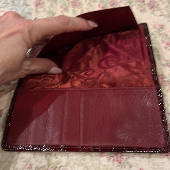 Brighton Paten leather Checkbook Card Holder/Wallet - Picture 6 of 9